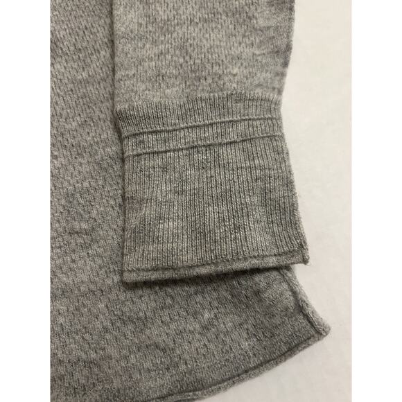 Rag & Bone X-Small Gray Merino Wool Blend Long Sleeve Henley Pullover Sweater - Picture 3 of 12